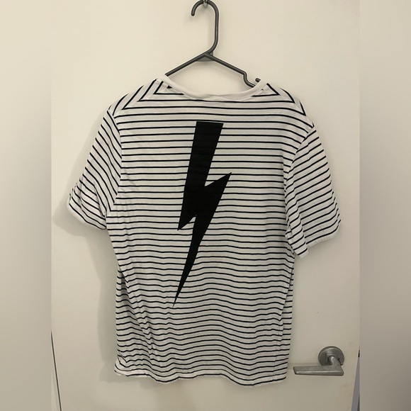 Neil Barrett striped thunder bolt shirt - Picture 6 of 7
